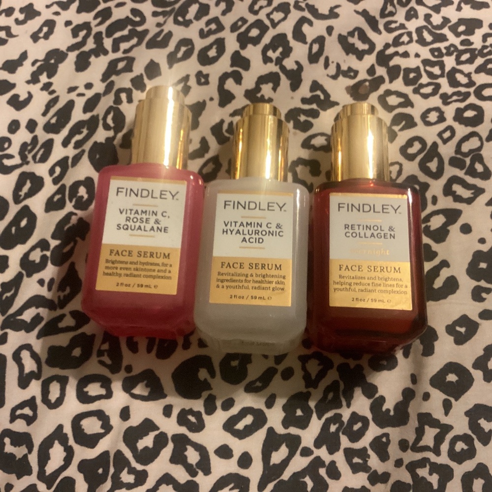 Brand new Findley Face Serum set - 6 oz total
